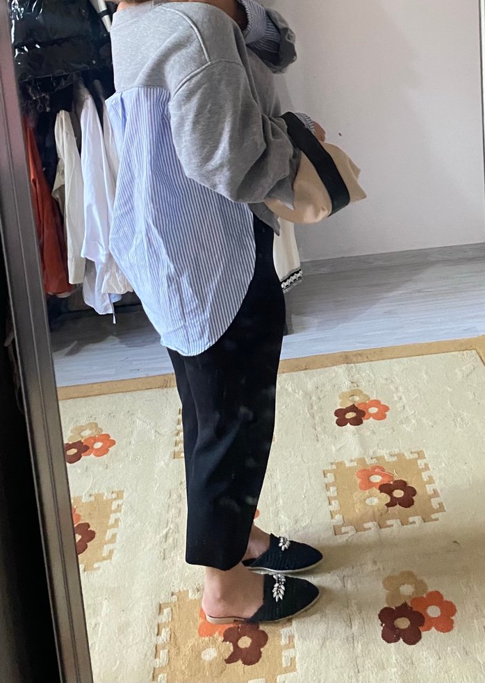 Gömlekli sweat bi kaç kez giydim - Görsel 2