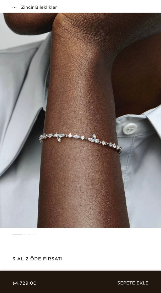 Işıltılı Herbaryum Zincir Bileklik, hediye geldi 1 kez kullandım - Görsel 2