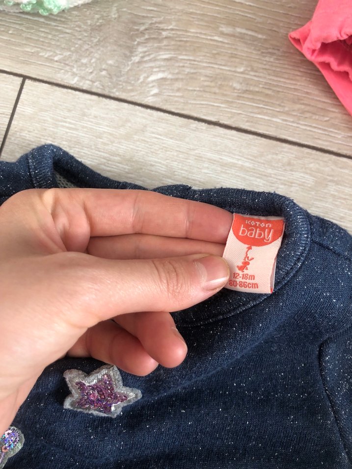 Kız Çocuk Parlak Denim Kısa Kollu Elbise - Görsel 2