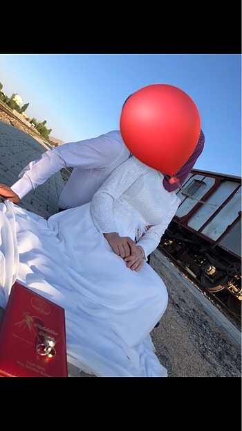 38 Beden beyaz Renk Beyaz nikah elbisesi