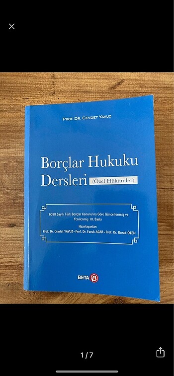 borçlar hukuku cevdet yavuz
