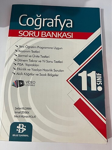 Bilgi Sarmal 11.Sınıf Coğrafya Soru Bankası