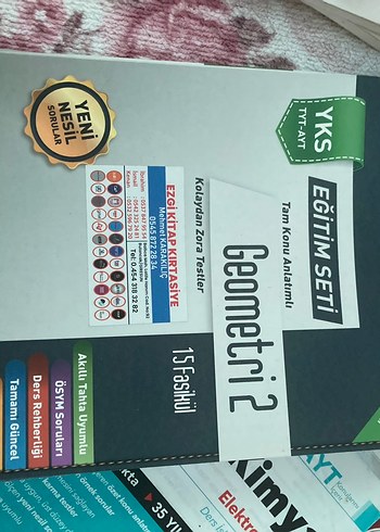 TYT ATY KIMYA BIYOLOJI MATEMATIK SORU BANKALARİ - Görsel 13