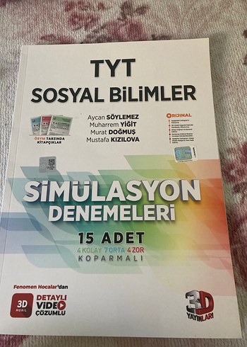 TYT ATY KIMYA BIYOLOJI MATEMATIK SORU BANKALARİ - Görsel 6