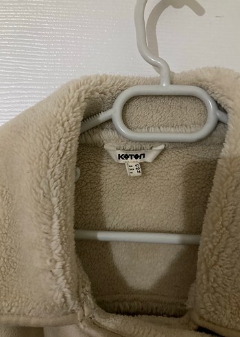 Bej Süet Kürklü Kadın Ceket - Görsel 4