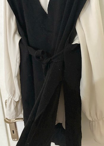 V Yaka  Midi süveter - Görsel 3