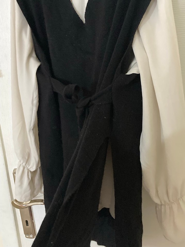 V Yaka  Midi süveter - Görsel 3