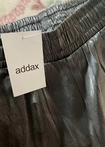 Gri Parlak Salaş Pantolon - Görsel 3