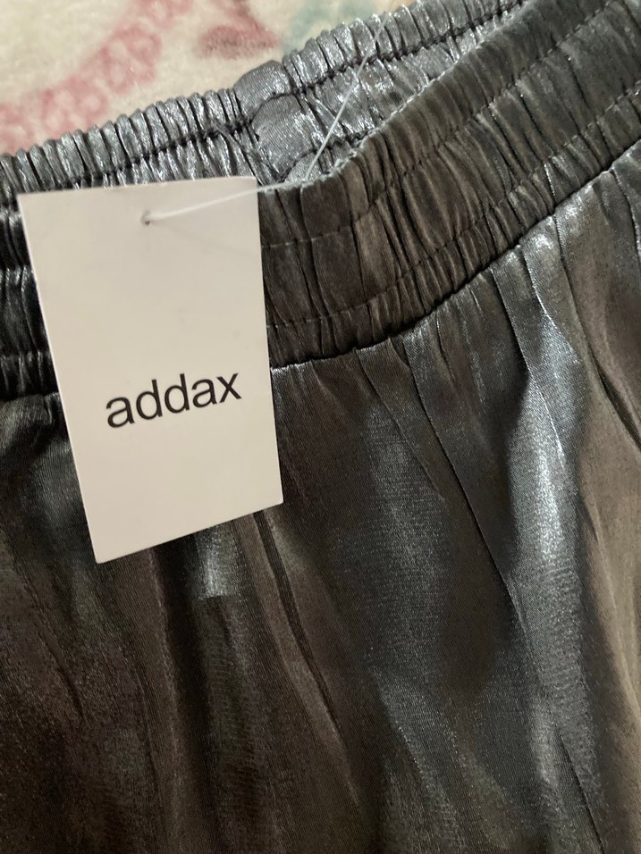 Gri Parlak Salaş Pantolon - Görsel 3