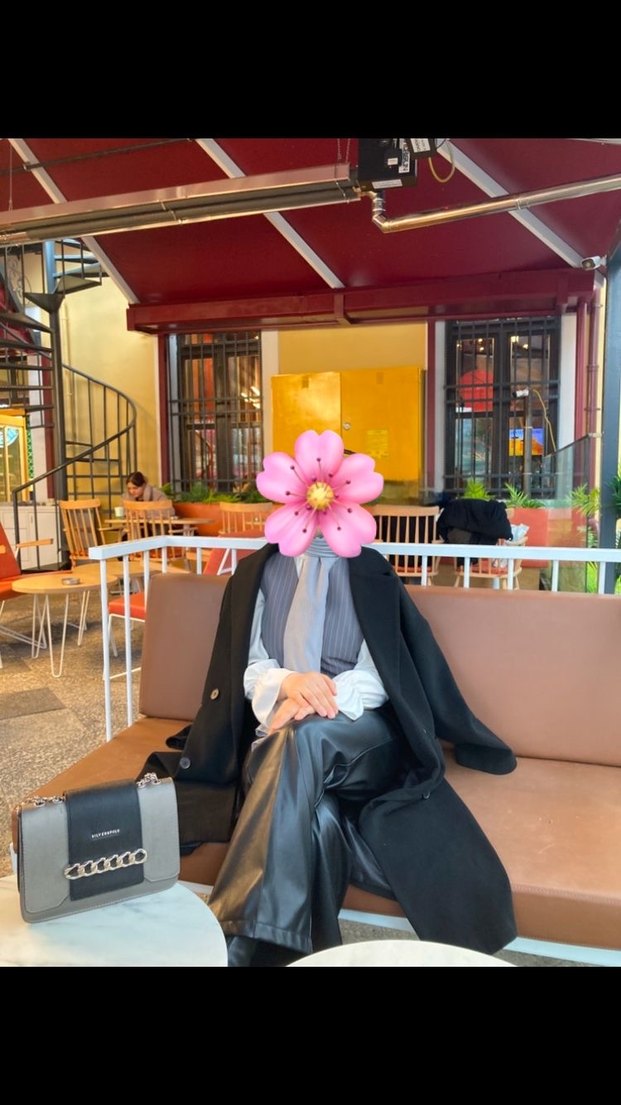 Kadın Siyah deri pantolon - Görsel 3