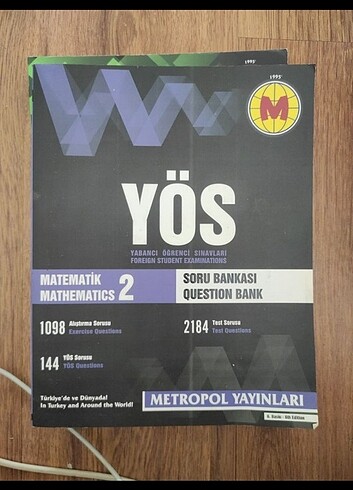 Yös. Metropol yayınları. Soru bankası.