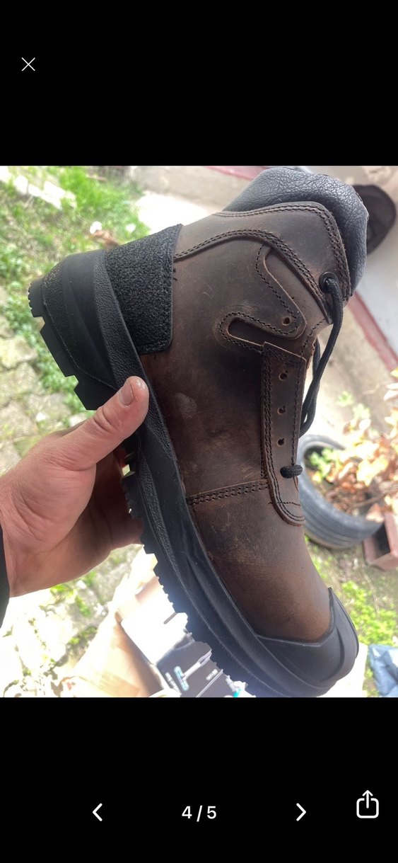 Sarı Yılan Desenli Erkek Biker Botu - Görsel 4