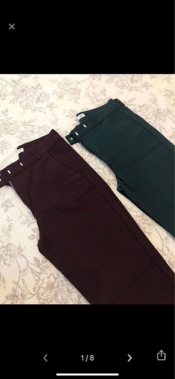 Yeşil mango pantolon
