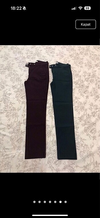 Mango bordo pantolon
