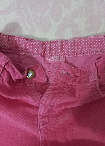 LC Waikiki Kız çocuk kadife pantolon