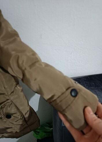 24-36 Ay Beden camel Renk Koton erkek çocuk mont