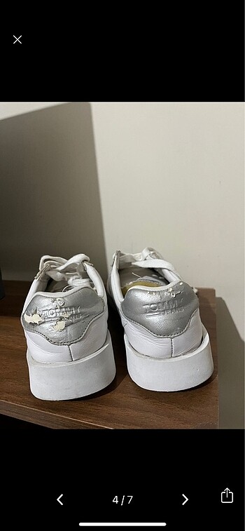 38 Beden beyaz Renk Tommy Hilfıger Sneaker Ayakkabı