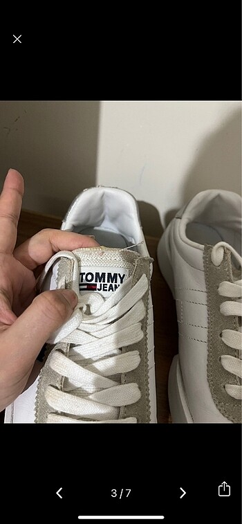 38 Beden Tommy Hilfıger Sneaker Ayakkabı