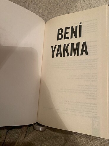 Beden Beni yakma bana dokunma serisi 3. kitap