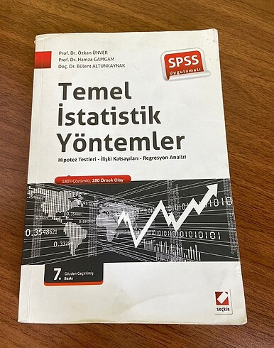 Temel istatistik yöntemler kitabı