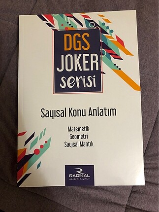 DGS joker serisi konu anlatımlı