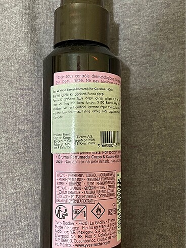Yves Rocher Yves rocher saç ve vücut spreyi