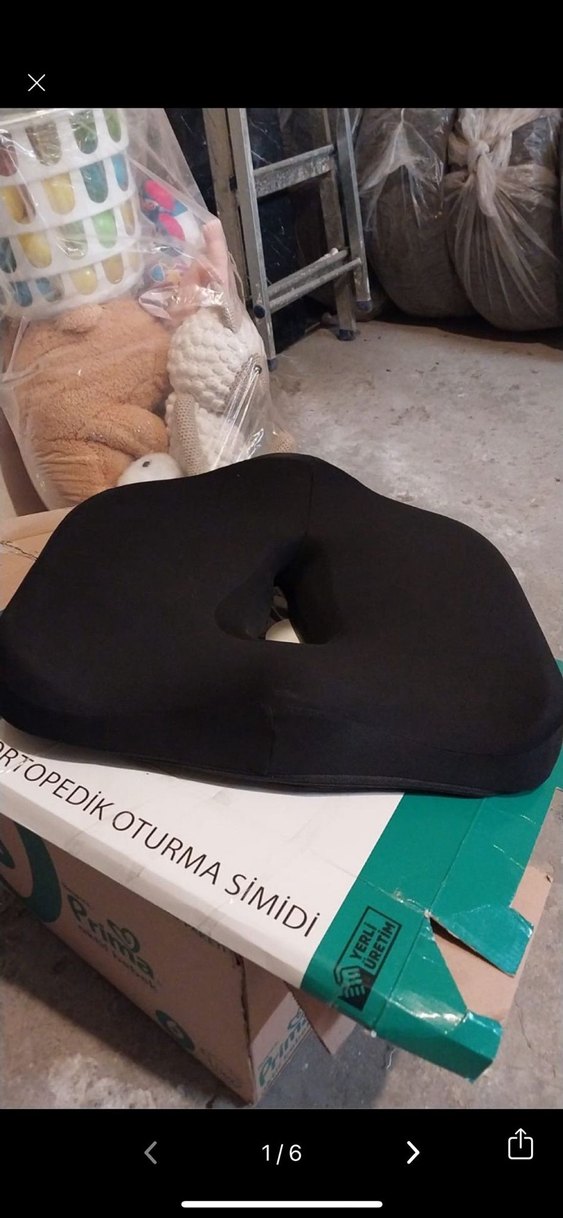 Siyah renk oturma simidi - Görsel 2