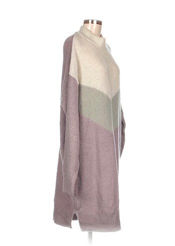 Bej Renkli Midi Örgü Kadın Kazak - Görsel 2