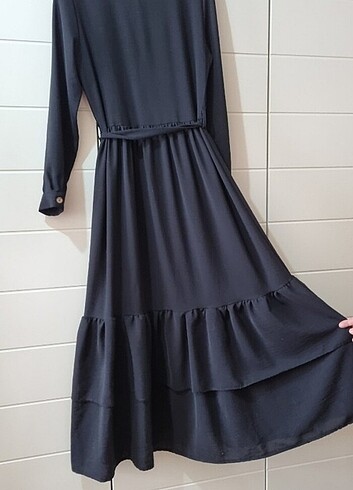 40 Beden siyah Renk Siyah elbise 