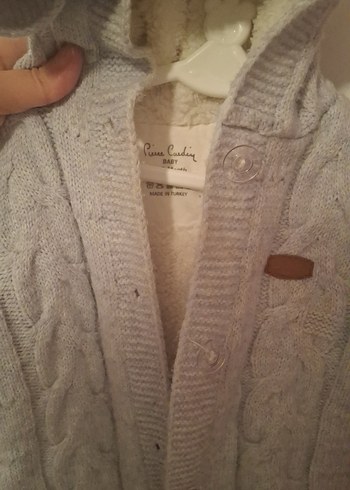 Gri Örgü Bebek Tulumu - Görsel 3