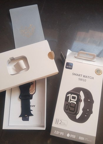 Gri SW10 Akıllı Saat 2.01 IPS Ekran - Görsel 6