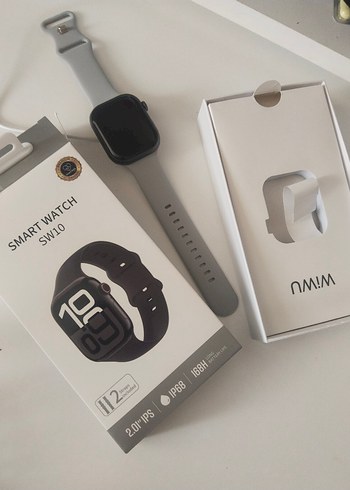 Gri SW10 Akıllı Saat 2.01 IPS Ekran - Görsel 3