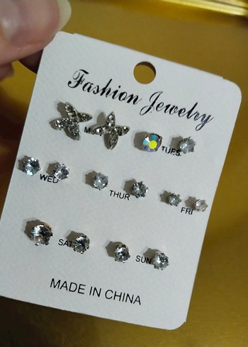 Mini Günlük Küpe Seti - Görsel 2