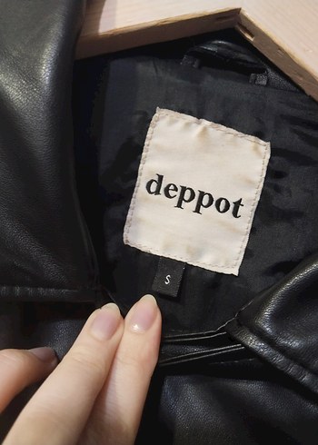 Siyah Deri  Ceket - Görsel 5