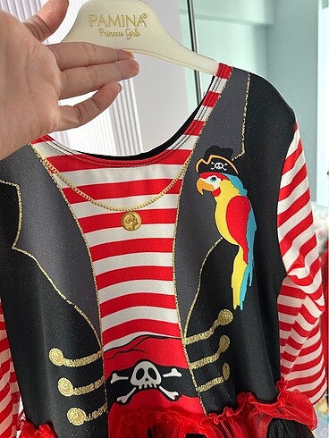 7 Yaş Beden H&M korsan kız çocuk kostüm