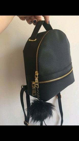 siyah mini sirt cantasi