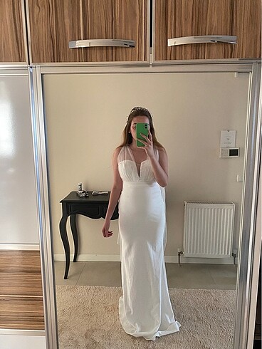 Beyaz nikah elbisesi