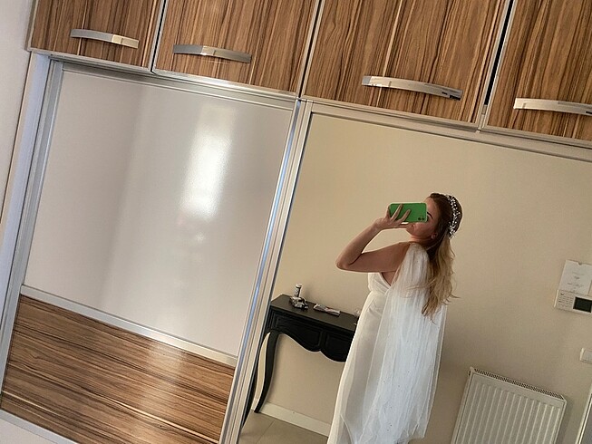 Trendyol & Milla Beyaz nikah elbisesi