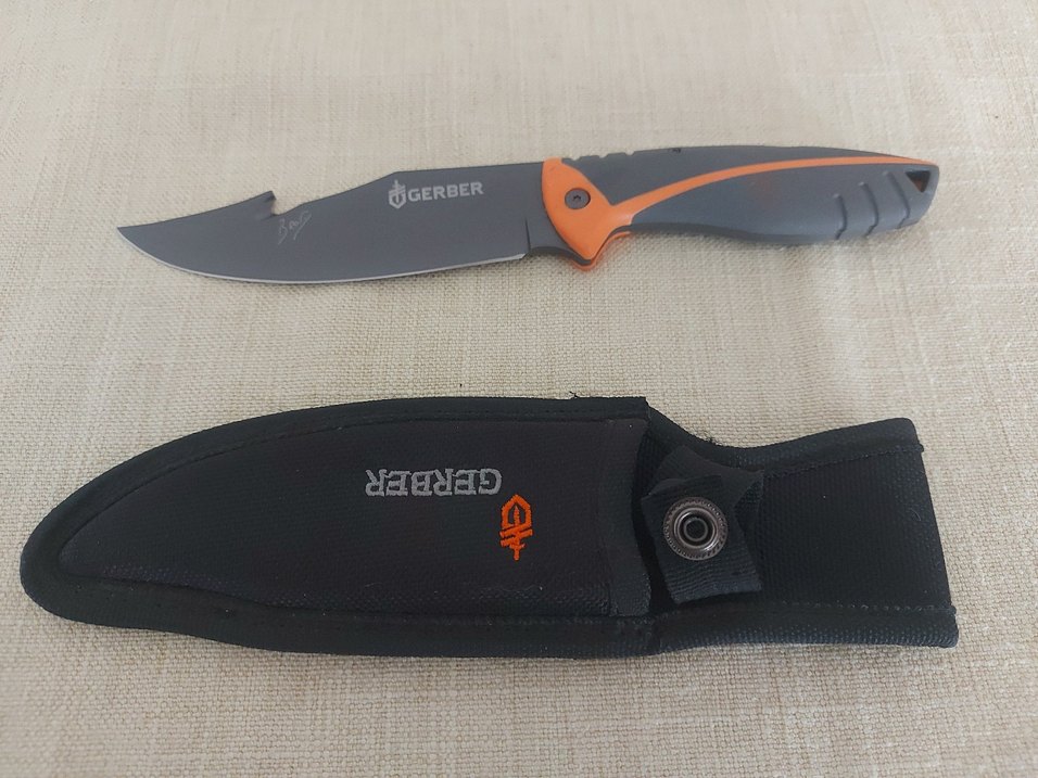 Gerber Turuncu Saplı Bıçak ve Kılıf - Görsel 2