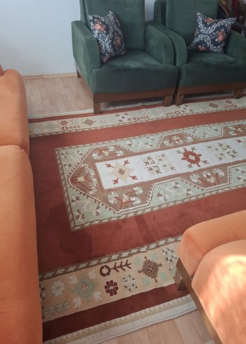 Milas yün makina dokuma halı 6 m2 - Görsel 3