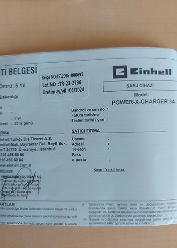 Einhell 4.0 ah batarya ve x-changer 3a şarj ünitesi sıfır - Görsel 9