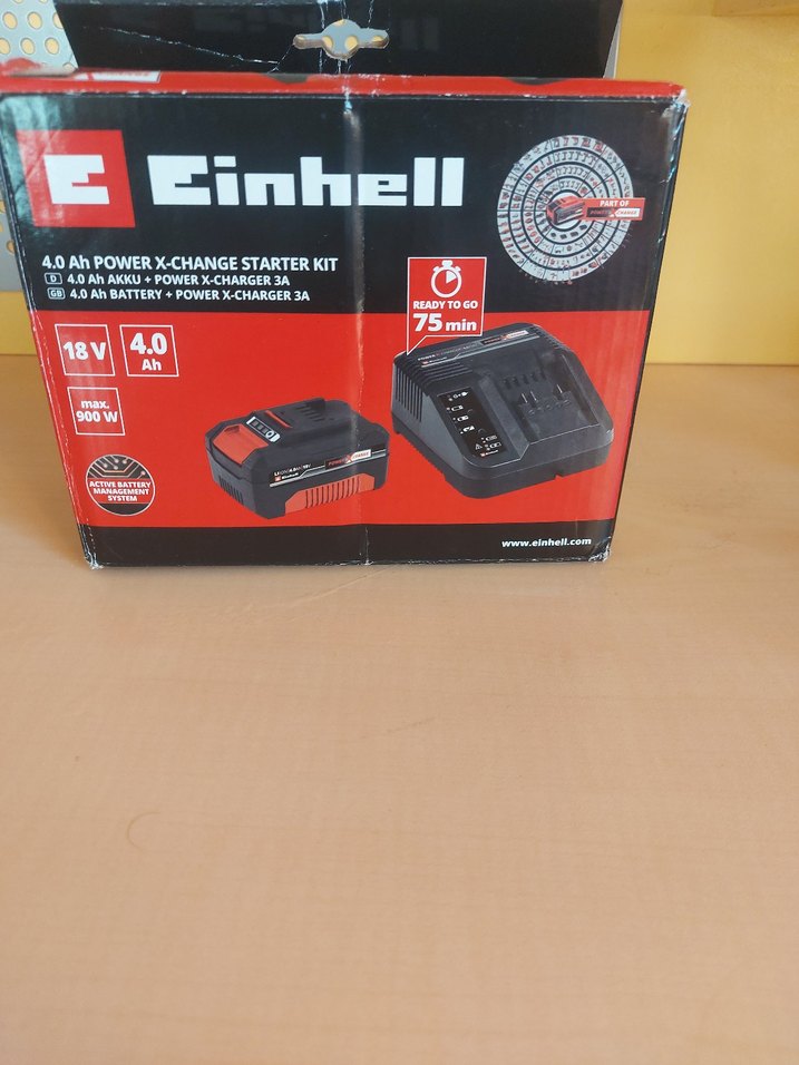 Einhell 4.0 ah batarya ve x-changer 3a şarj ünitesi sıfır - Görsel 5
