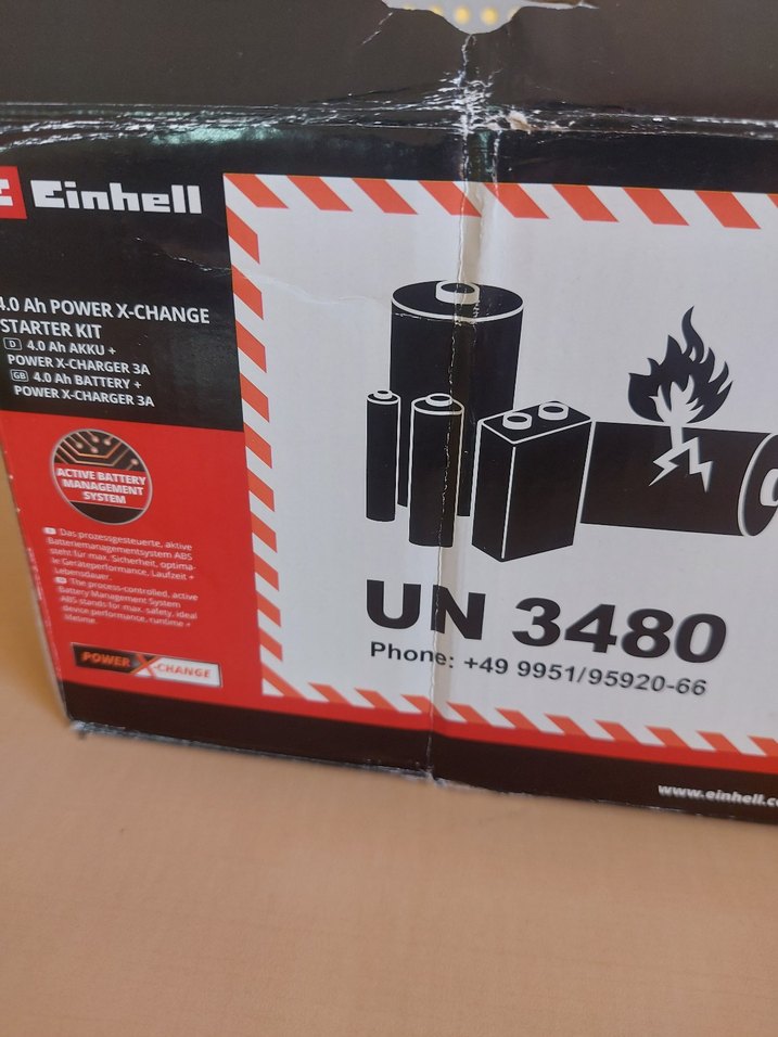 Einhell 4.0 ah batarya ve x-changer 3a şarj ünitesi sıfır - Görsel 4