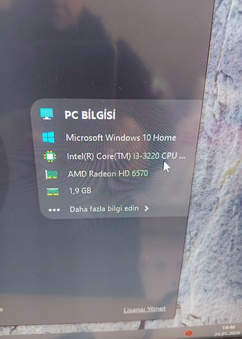 İ3 masa üstü bilgisayar - Görsel 9