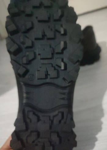 Erkek deri Biker Botları Tokalı Kauçuk - Görsel 6