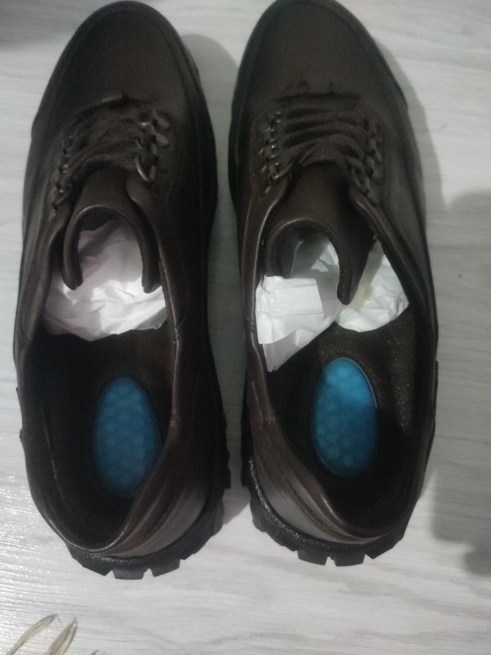 Erkek deri Biker Botları Tokalı Kauçuk - Görsel 2