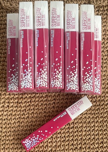  Beden pembe Renk Maybelline Super Stay Mat Ruj - pembe