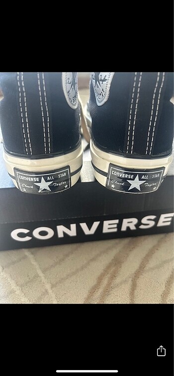 37 Beden siyah Renk Siyah Converse