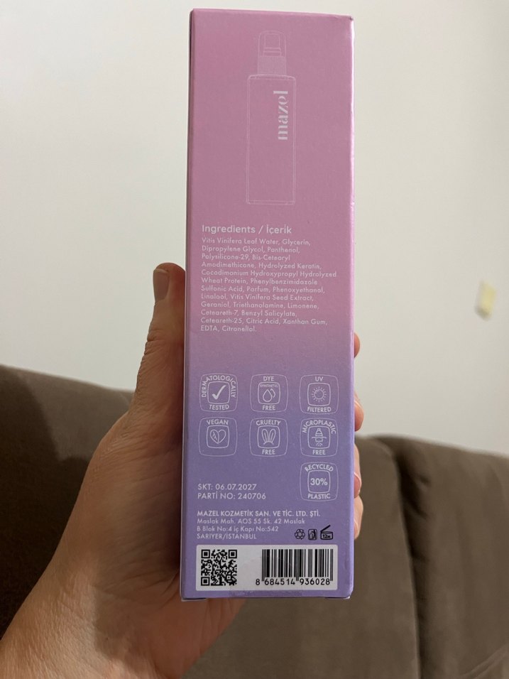 Mazel Miss Guardian Isı Koruyucu Saç Spreyi 200 ml - Görsel 2