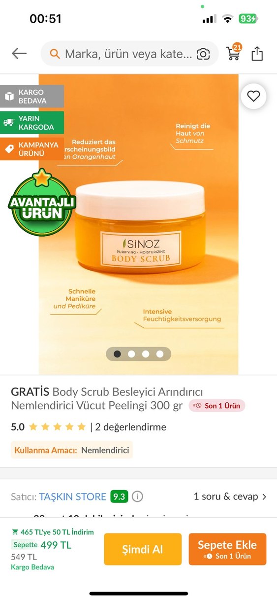 Isinoz Vücut Peelingi - Görsel 3